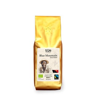 Arabica Blue Mountain Gold ID Organics gemalen, 6 x 250 g