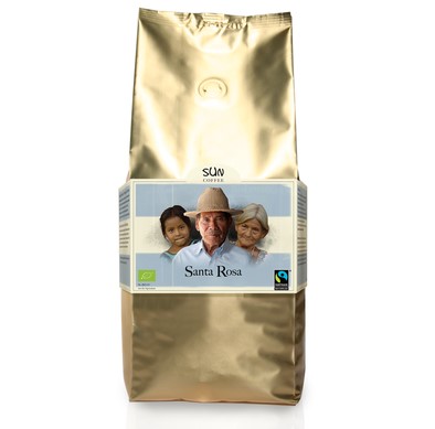 Arabica dark roast Santa Rosa van SUN coffee bonen, 6 x 1 kg