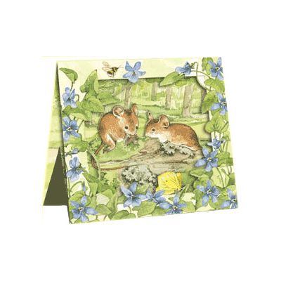 Box twee muizen van Floris Kaarten, 1 x 1 kaart