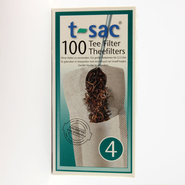 Theefilters no. 4 van T-Sac, 1x 100 st